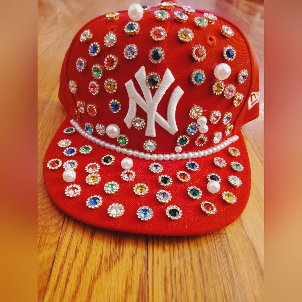 Colorful Gem-Embellished Woman's NewEra Snapback